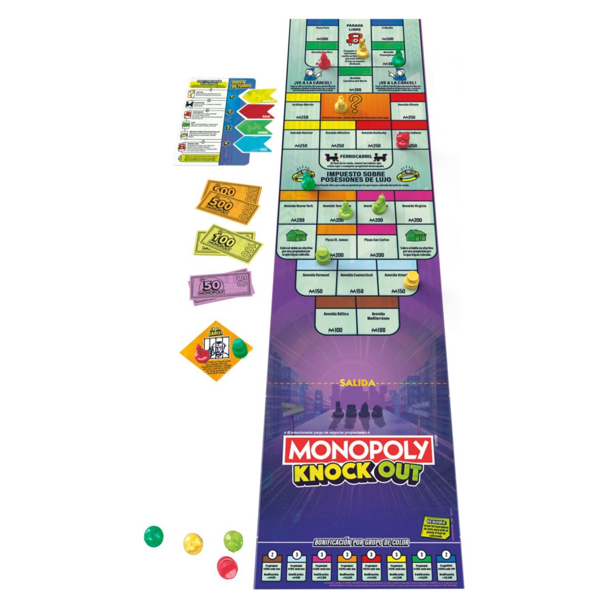 MONOPOLY - Juego de Mesa Monopoly Knockout