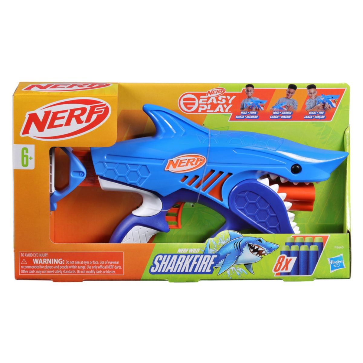 NERF - Lanzador Junior Wild Sharkfire Nerf