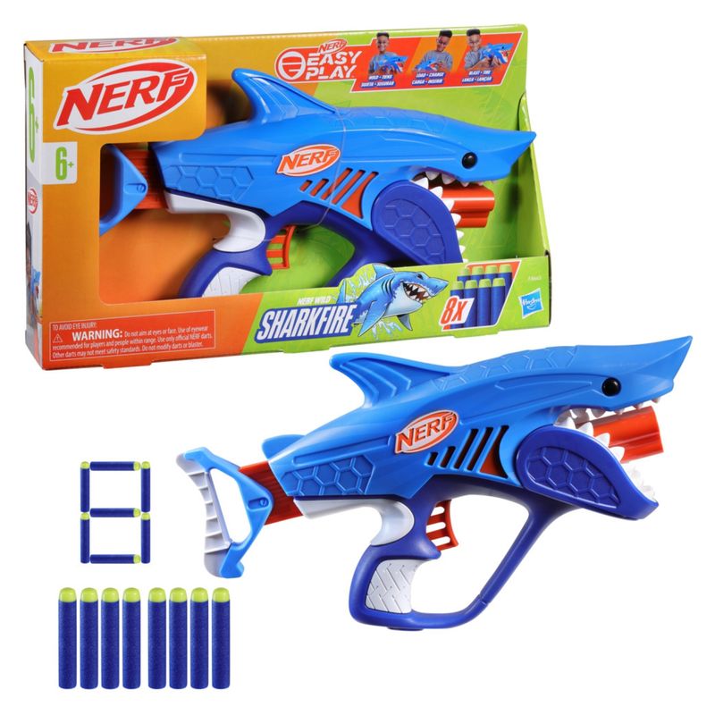 NERF Lanzador Junior Wild Sharkfire Nerf