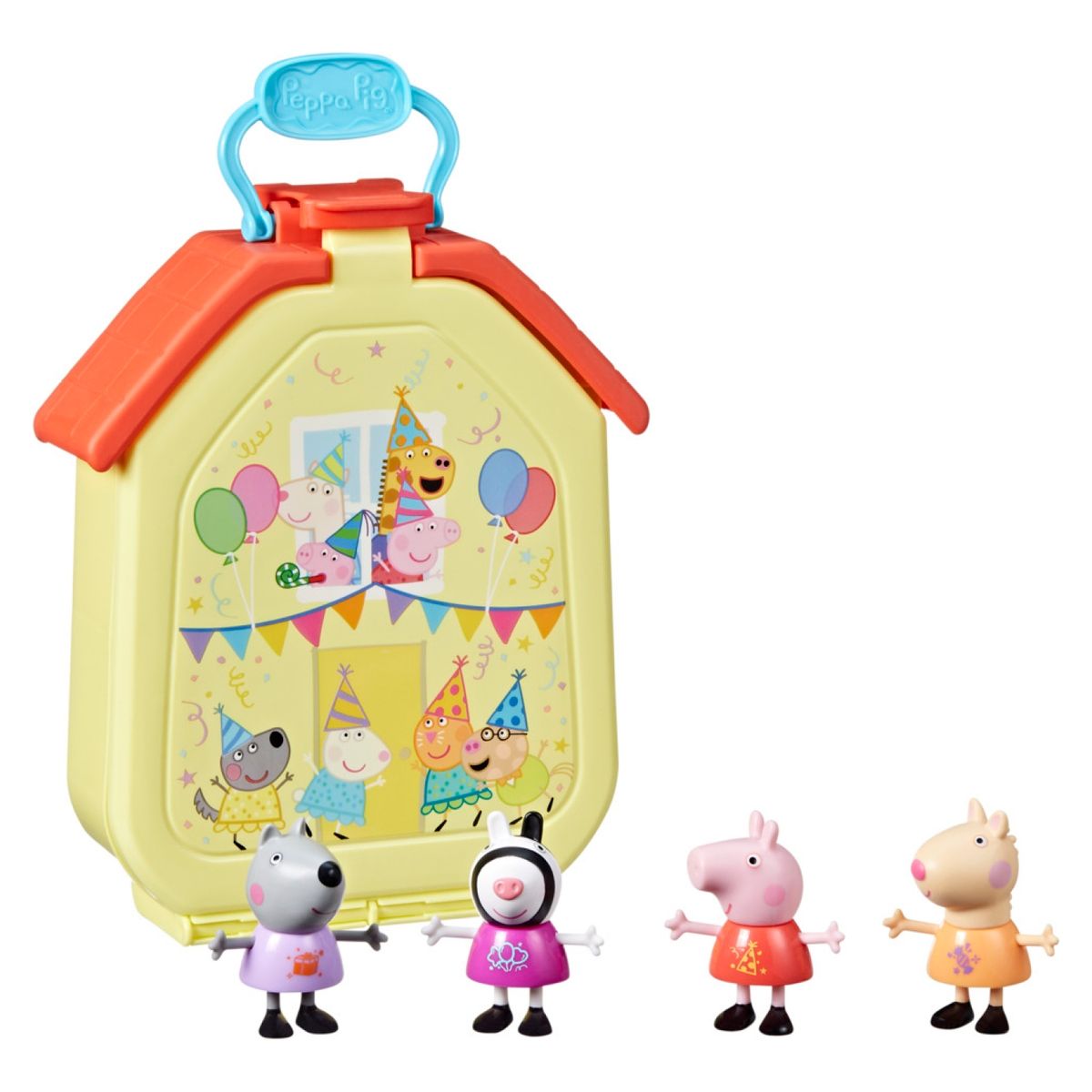 PEPPA PIG - Muñeca Casita De Fiesta Portátil Peppa Pig