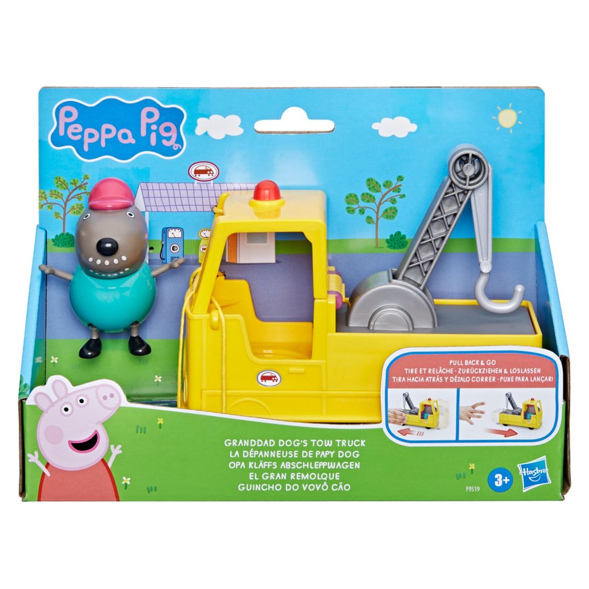PEPPA PIG - Muñeca  El Gran Remolque Del Abuelo Perro Peppa Pig