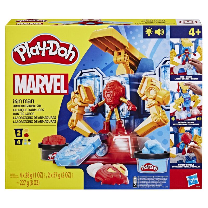 PLAY DOH - Masas Y Plastilinas Marvel Laboratorio De Armaduras Play Doh