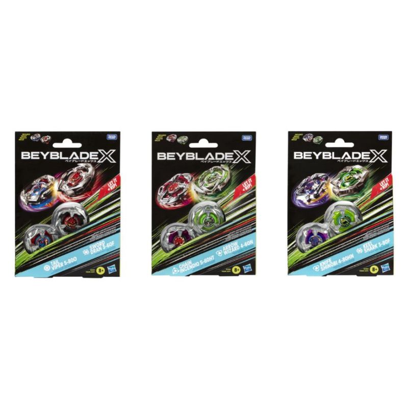 BEYBLADE - Trompo X Pack Doble (Contiene Producto Al Azar Del Surtido) Beyblade