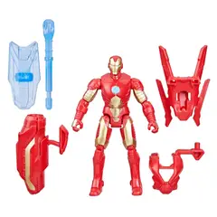 AVENGERS - Figura De Acción Epic Hero Series Iron Man Con Equipamiento De Batalla