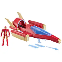 AVENGERS - Figura de Acción Marvel Epic Hero Series Iron Man Jet de Combate