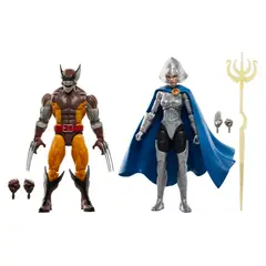 MARVEL - Figura De Acción Legends Series Wolverine Y Lilandra Neramani