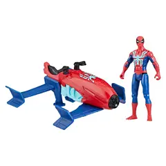 MARVEL - Set Epic Hero Series Web Splashers Hidrojet Arácnido Del Hombre Araña