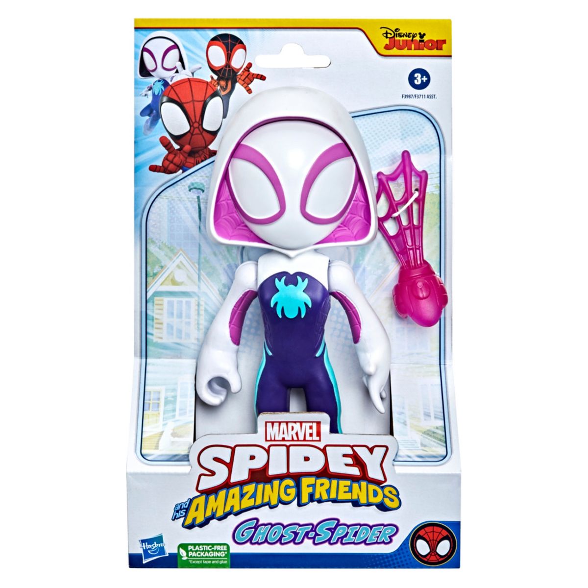 MARVEL - Figura De Acción & His Amazing Friends Gigante Ghost Spider Marvel