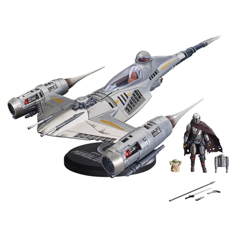 STAR WARS - Figura De Acción Vintage The Mandalorian Caza Estelar N-1 De Mandoloriano Star Wars