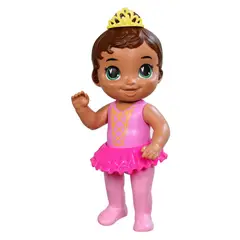 BABY ALIVE - Muñeca Princesa Bailarina Cabello Castaño