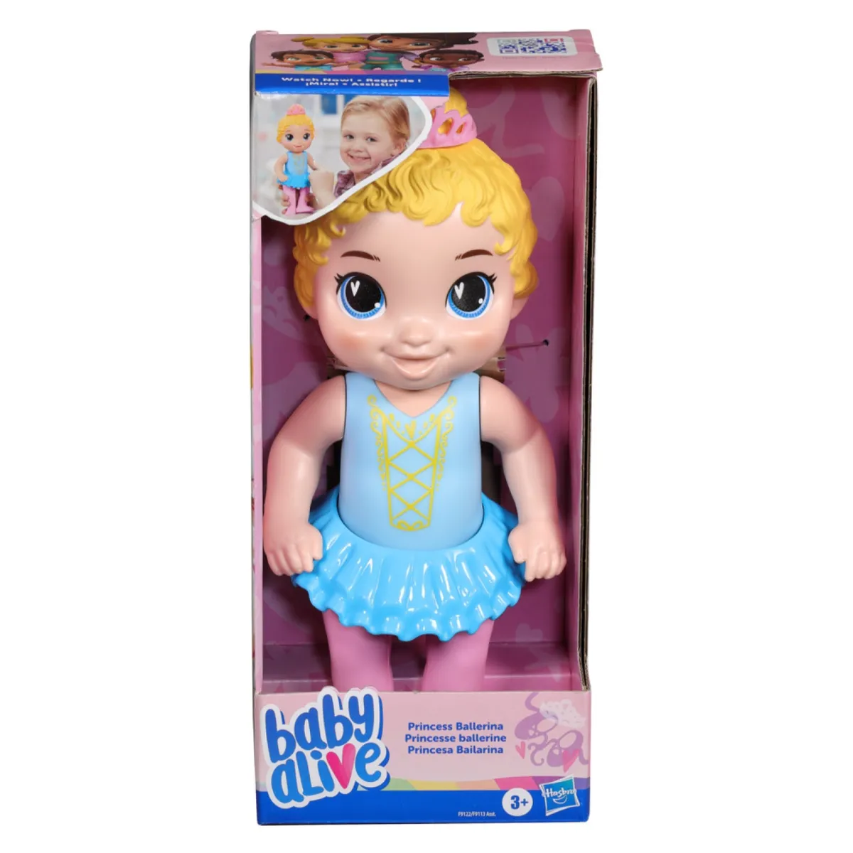 BABY ALIVE - Muñeca Princesa Bailarina Cabello Rubio Baby Alive