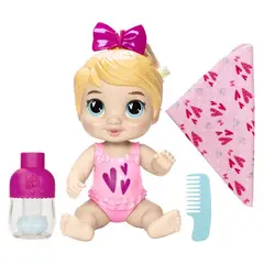 BABY ALIVE - Muñeca Burbujas Relajantes Harper Hugs Cabello Rubio