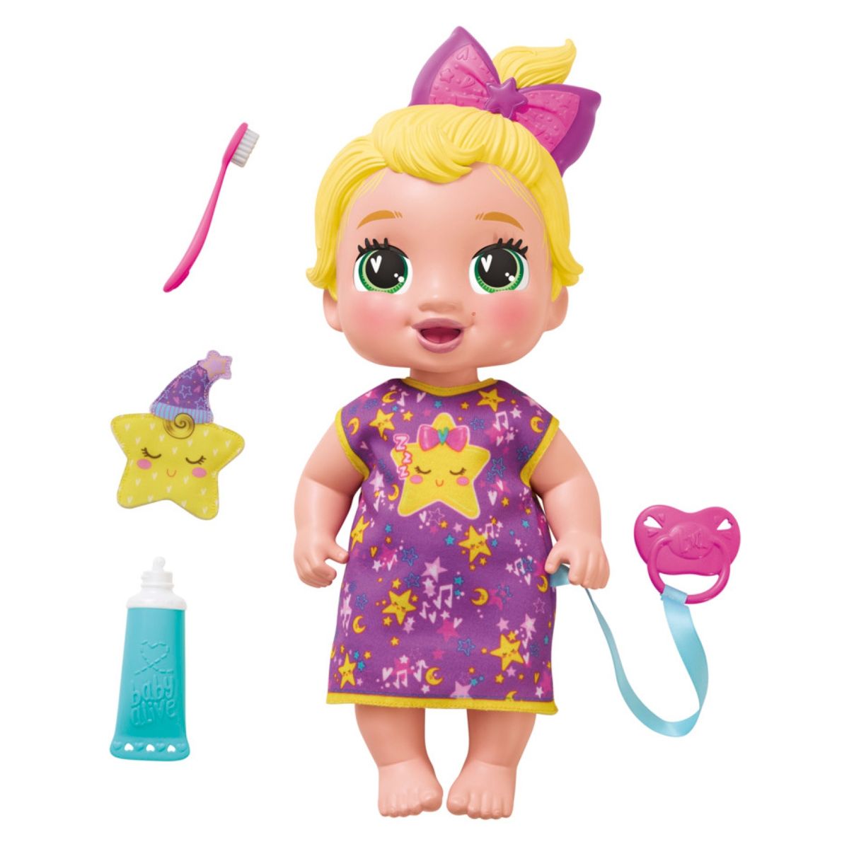 BABY ALIVE - Muñeca Felices Sueños Lala Googoo Cabello Rubio Baby Alive
