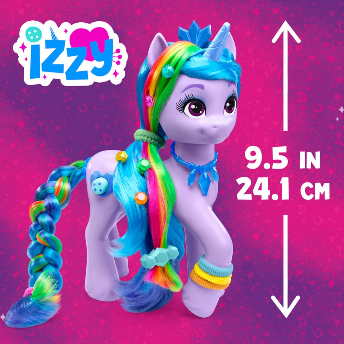 MY LITTLE PONY - Muñeca Estilos Arcoíris Izzy Moonbow My Little Pony