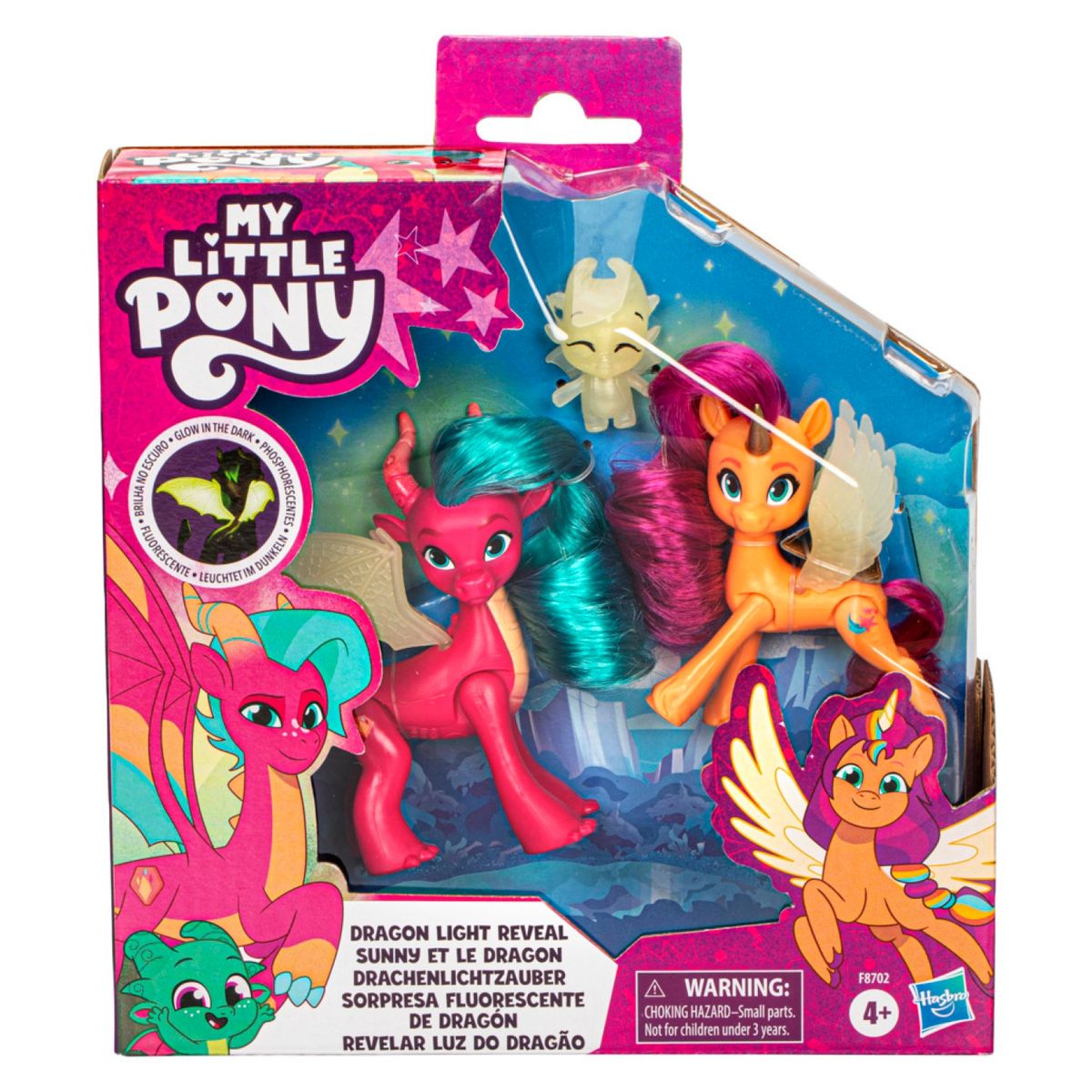 MY LITTLE PONY - Muñeca Sorpresa Fluorescente De Dragón My Little Pony