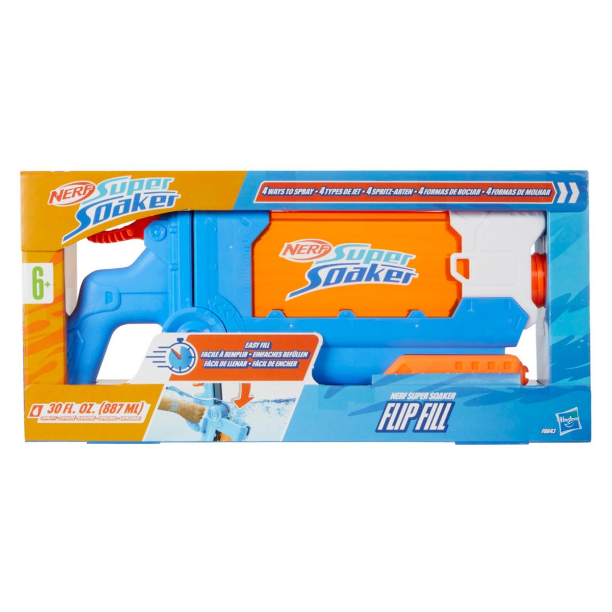 SUPERSOAKER - Lanzador De Agua Flip Fill  Supersoaker