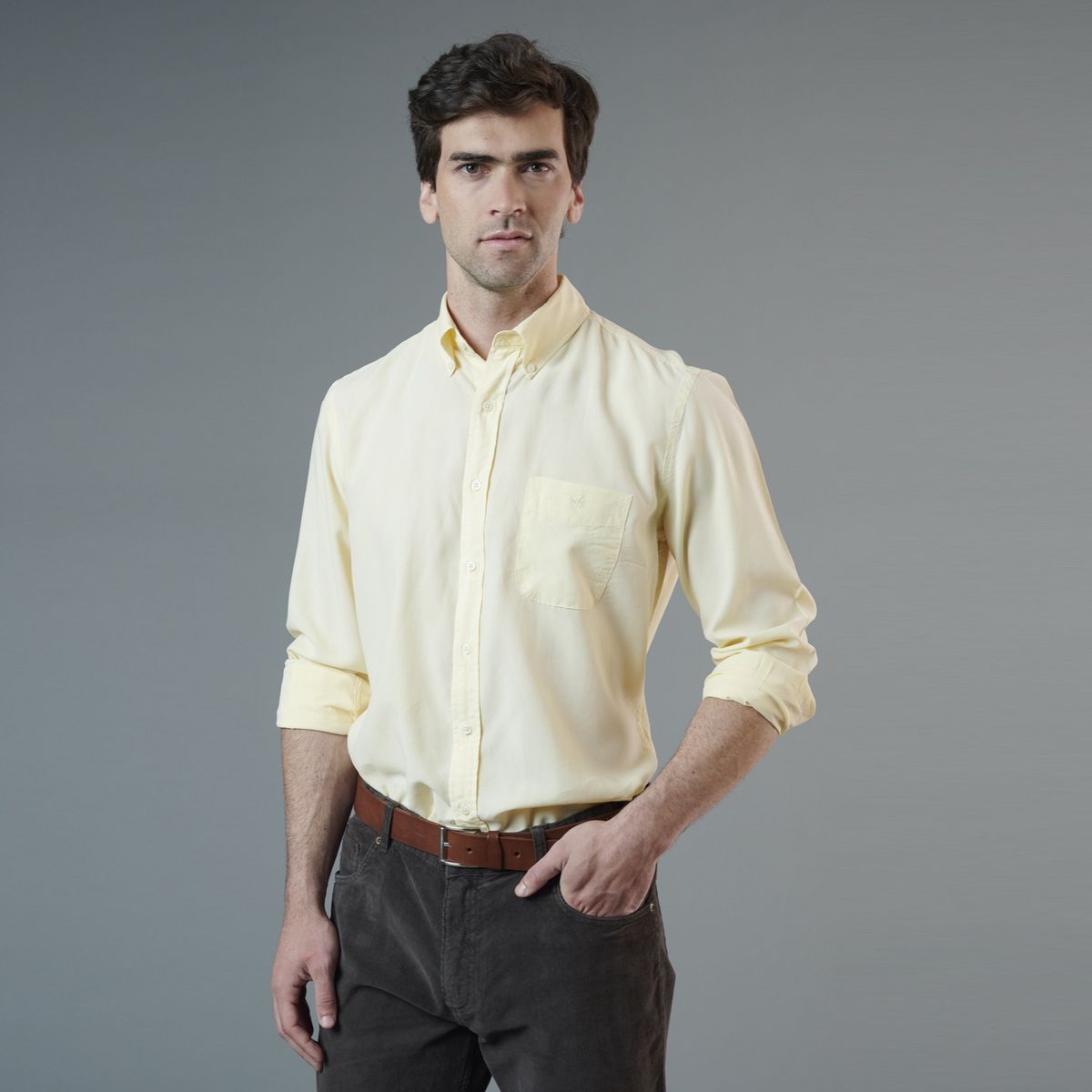 SAVILLE ROW - Camisa Manga Larga Regular Fit Hombre Saville Row