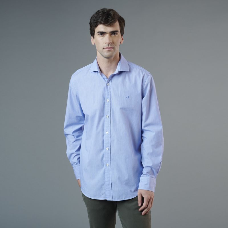 SAVILLE ROW - Camisa Manga Larga Regular Fit Hombre Saville Row