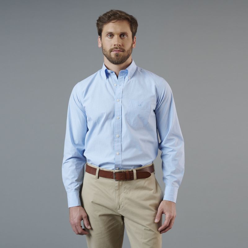 SAVILLE ROW - Camisa Manga Larga Regular Fit Hombre Saville Row
