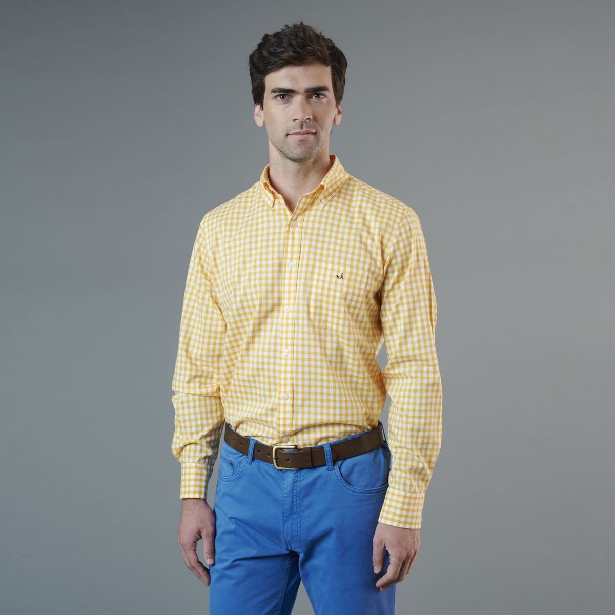 SAVILLE ROW - Camisa Manga Larga Regular Fit Hombre Saville Row