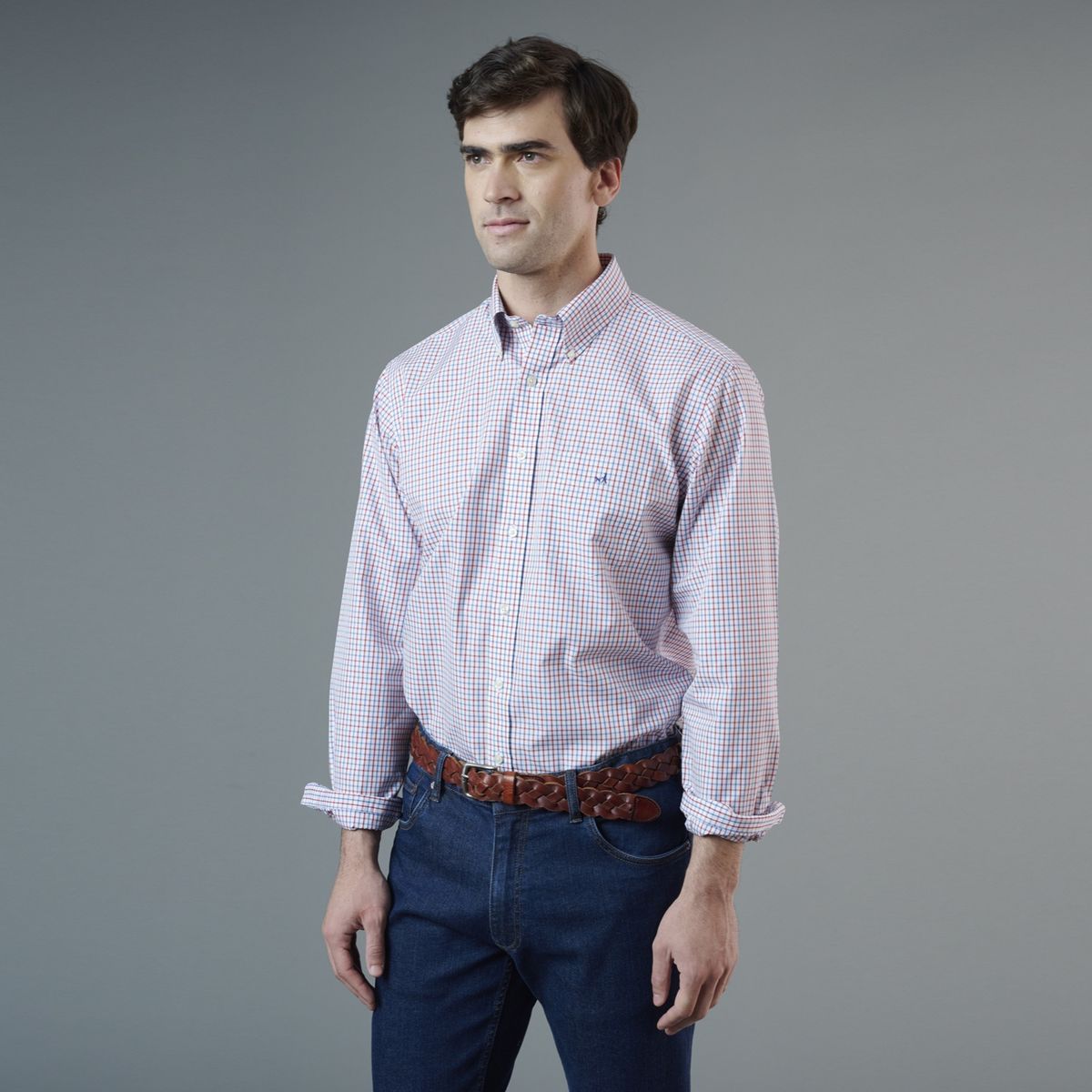 SAVILLE ROW - Camisa Manga Larga Regular Fit Hombre Saville Row