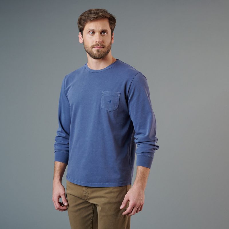 SAVILLE ROW - Polera Manga Larga Regular Fit Hombre Saville Row