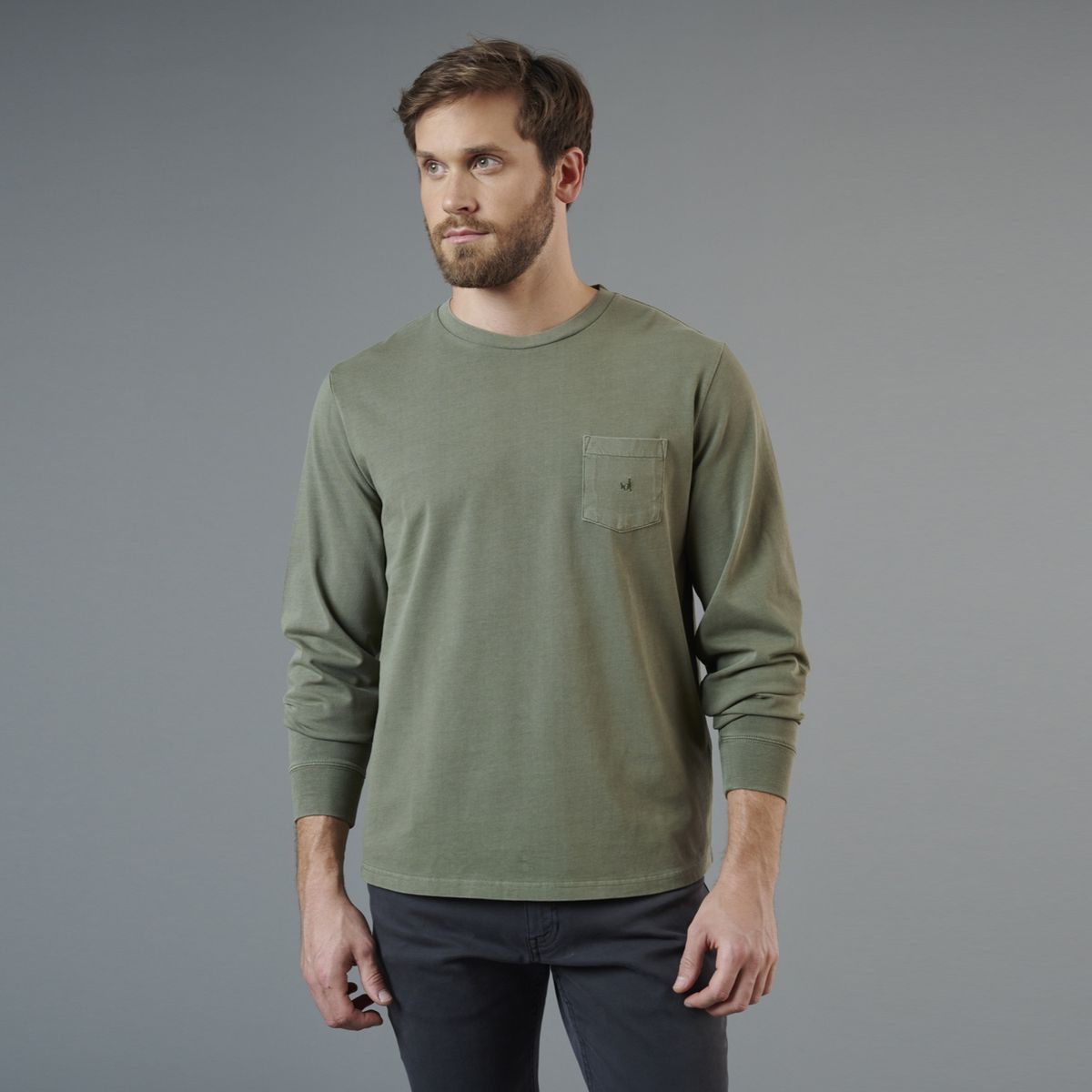 SAVILLE ROW - Polera Manga Larga Regular Fit Hombre Saville Row