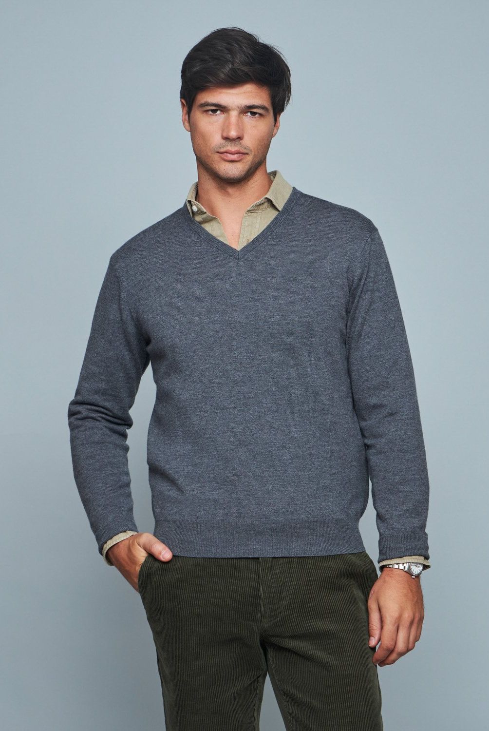 SAVILLE ROW - Sweater Cuello V Hombre Saville Row