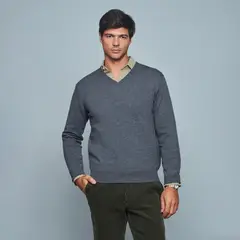 SAVILLE ROW - Sweater Cuello V Hombre