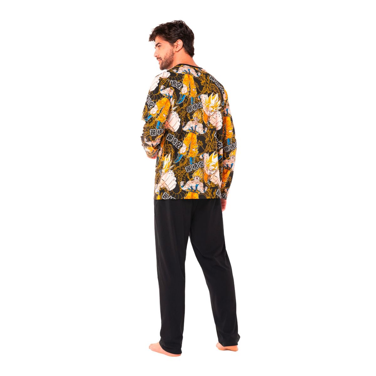 TOP - Pijama Largo Algodón Hombre Top