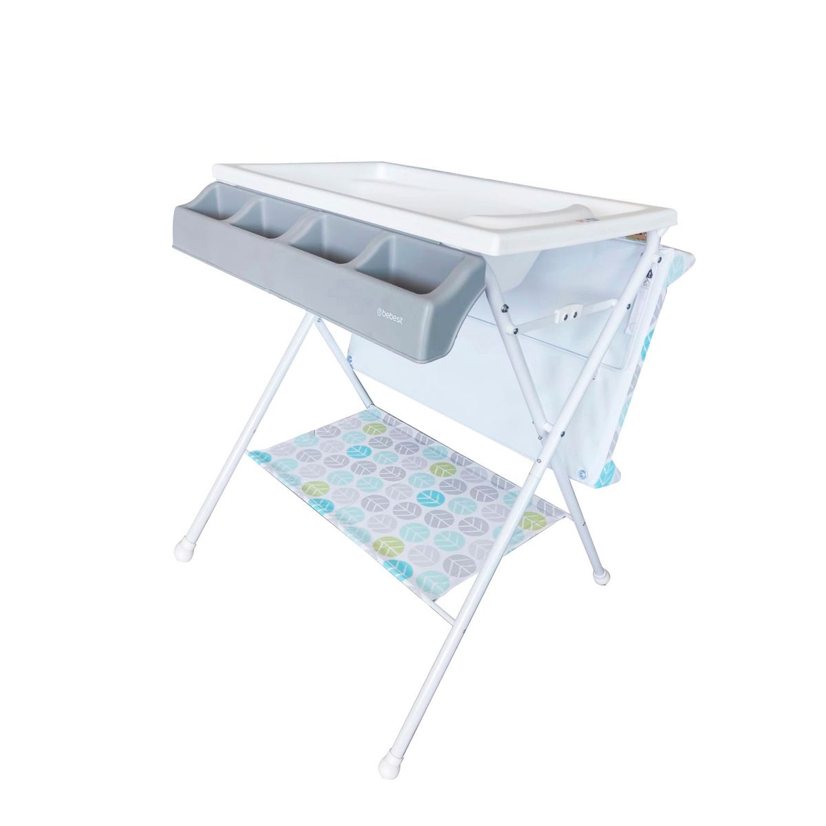 BEBESIT - Bañera Mudador Plegable 2 en 1 Baltic Bebesit