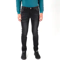 ELLUS - Jeans Tiro Medio Skinny Fit Hombre
