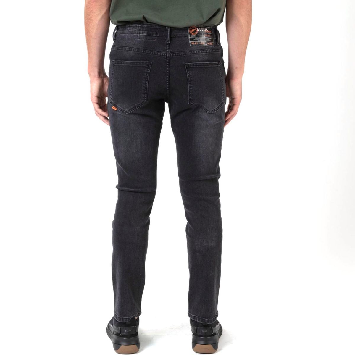 ELLUS - Jeans Tiro Medio Slim Fit Hombre Ellus