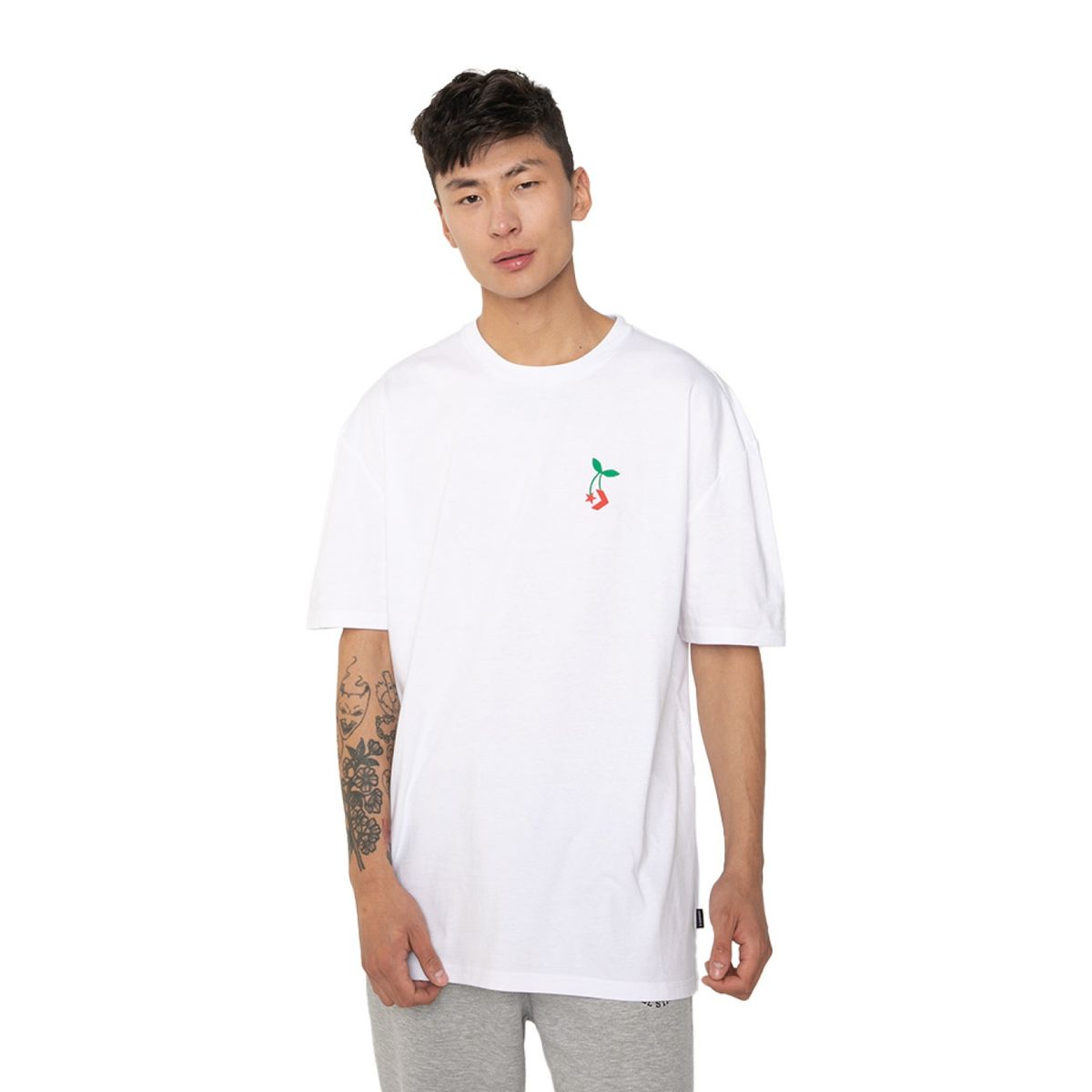 CONVERSE - Polera Manga Corta Oversize Fit Hombre Converse