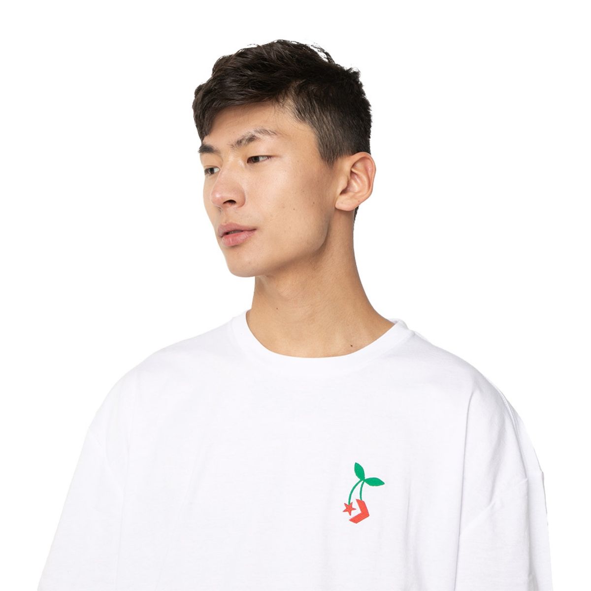 CONVERSE - Polera Manga Corta Oversize Fit Hombre Converse