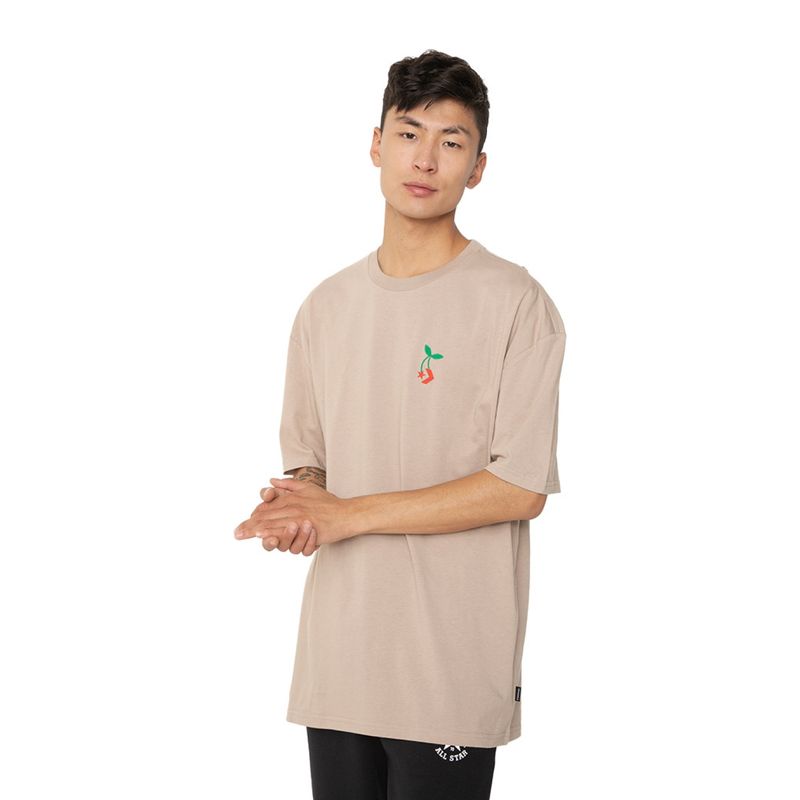 CONVERSE - Polera Manga Corta Oversize Fit Hombre Converse
