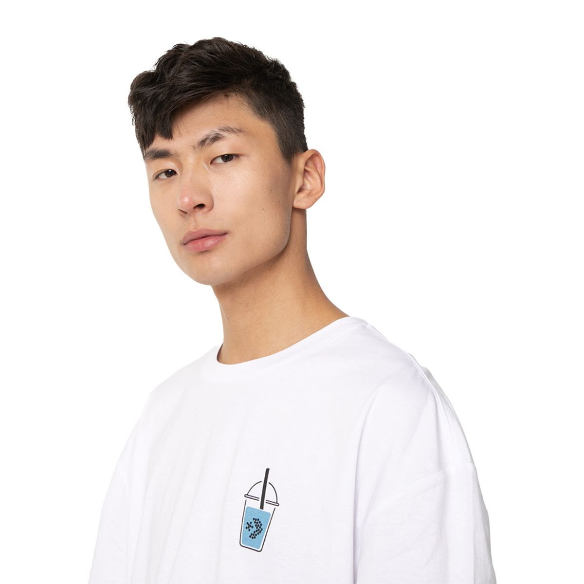 CONVERSE - Polera Manga Corta Oversize Fit Hombre Converse