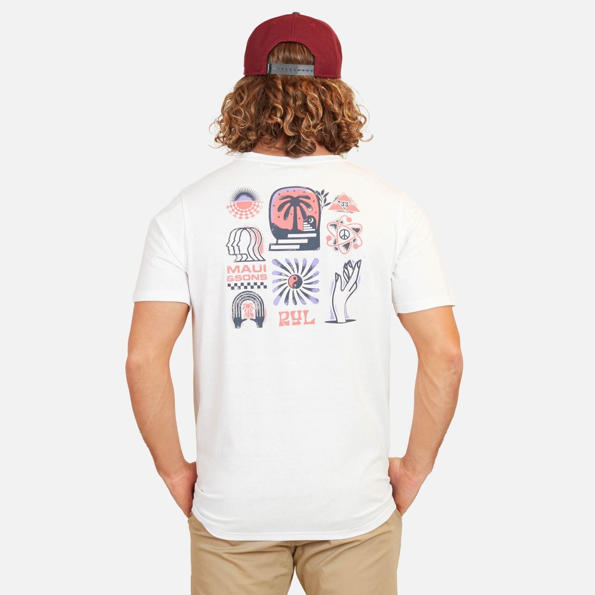 MAUI AND SONS - Polera Manga Corta Regular Fit Hombre Maui And Sons