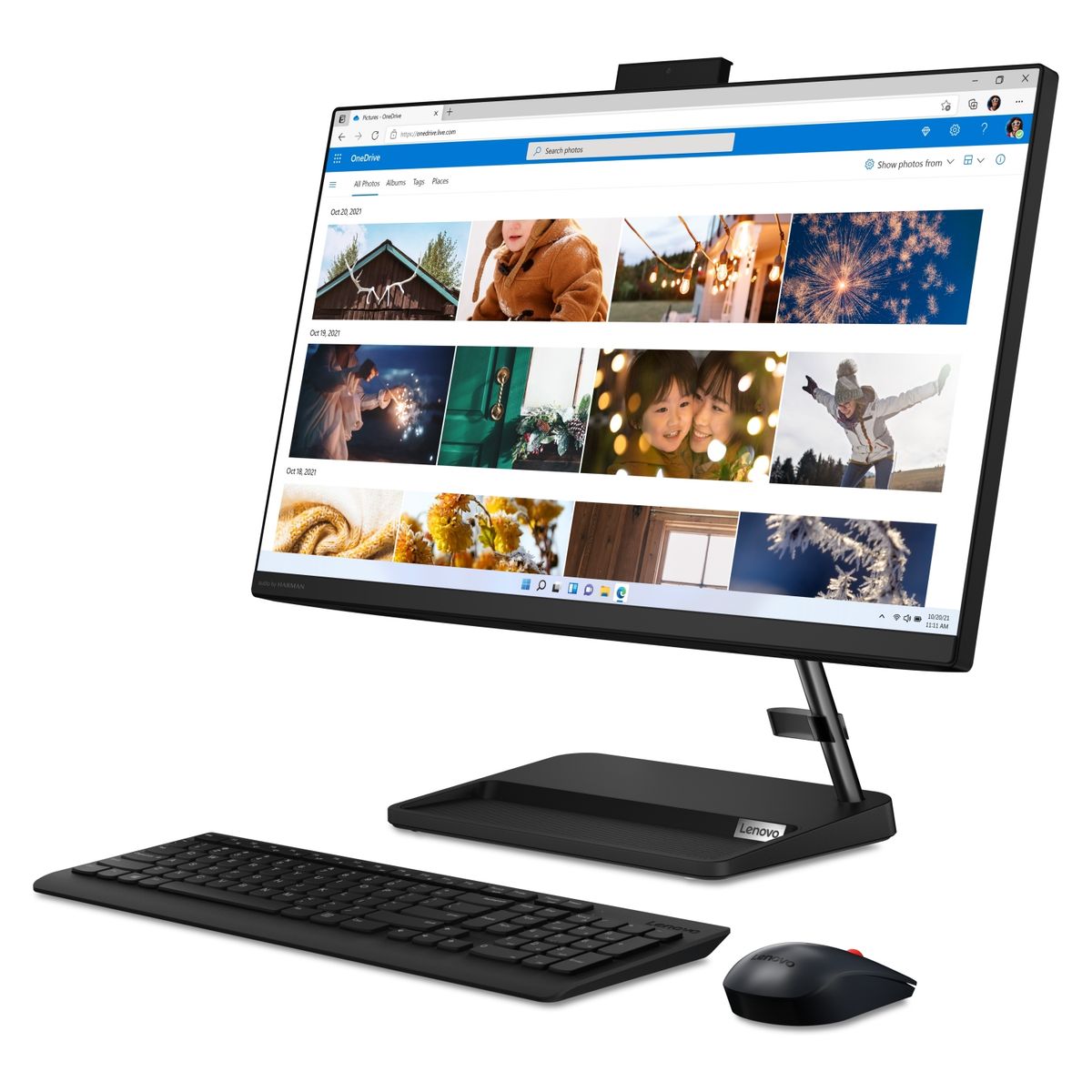 LENOVO - All in One Intel Core i5-12450H 16b RAM 512Gb SSD 24" Full HD IPS Lenovo