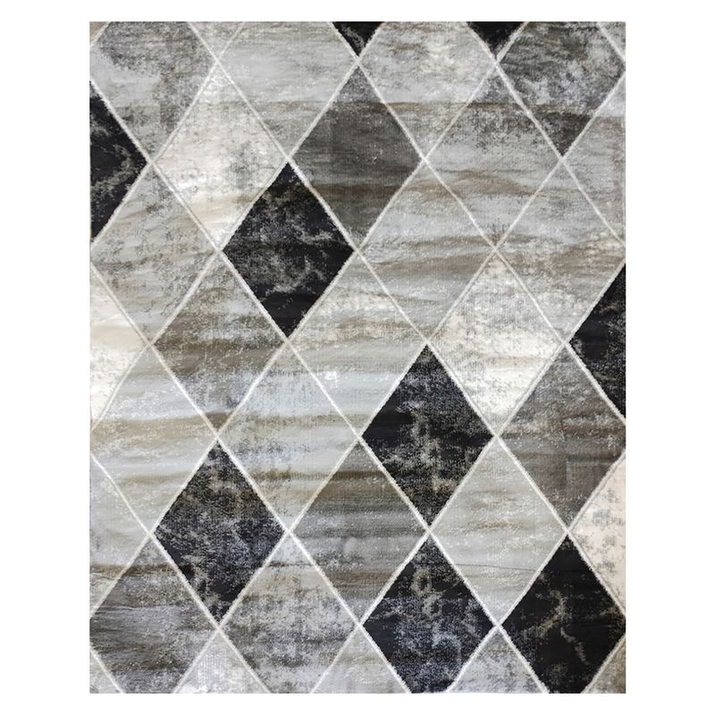 IDETEX - Alfombra Heatset 170X230 Cm Negro Idetex