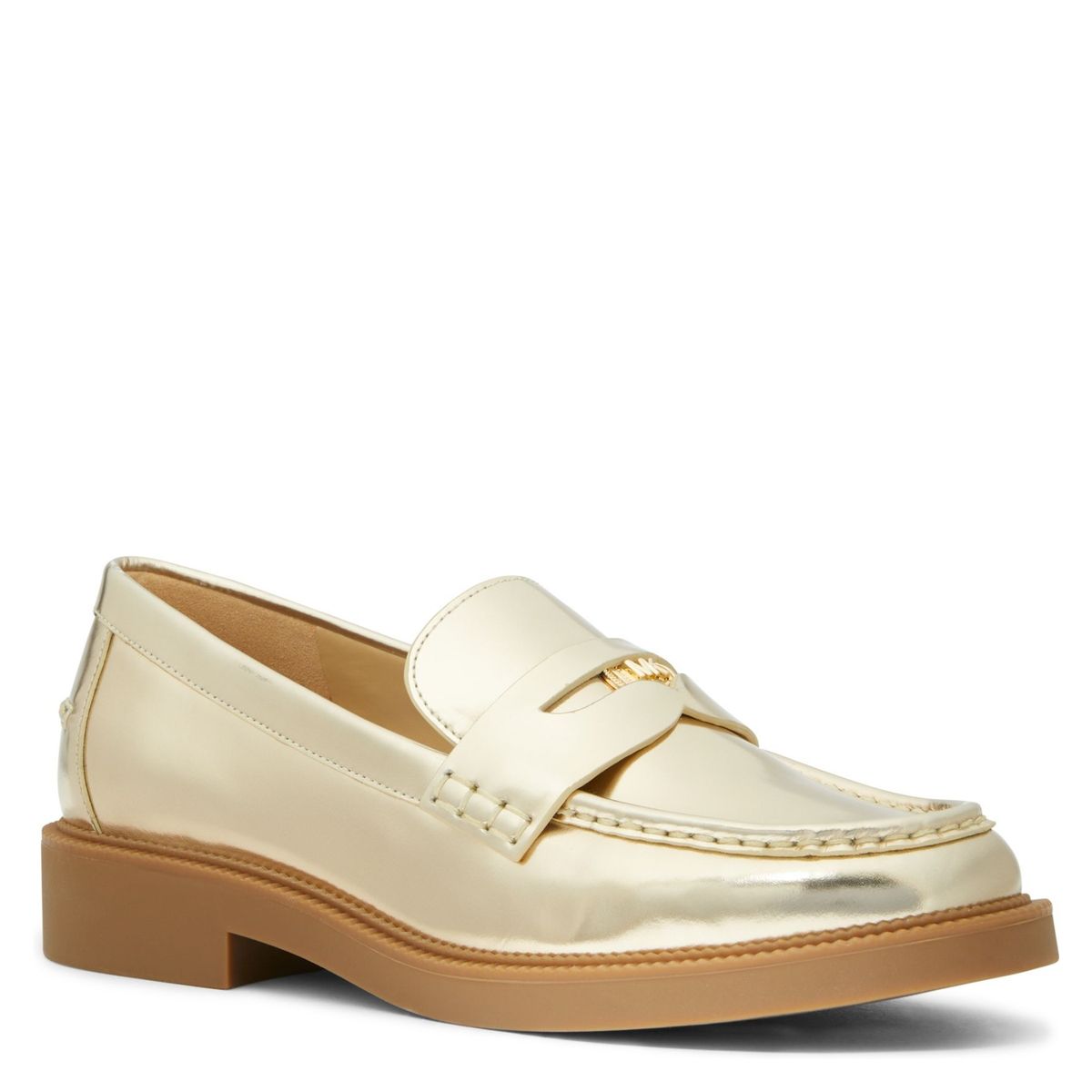 MICHAEL KORS - Mocasín Mujer Cuero Dorado Michael Kors