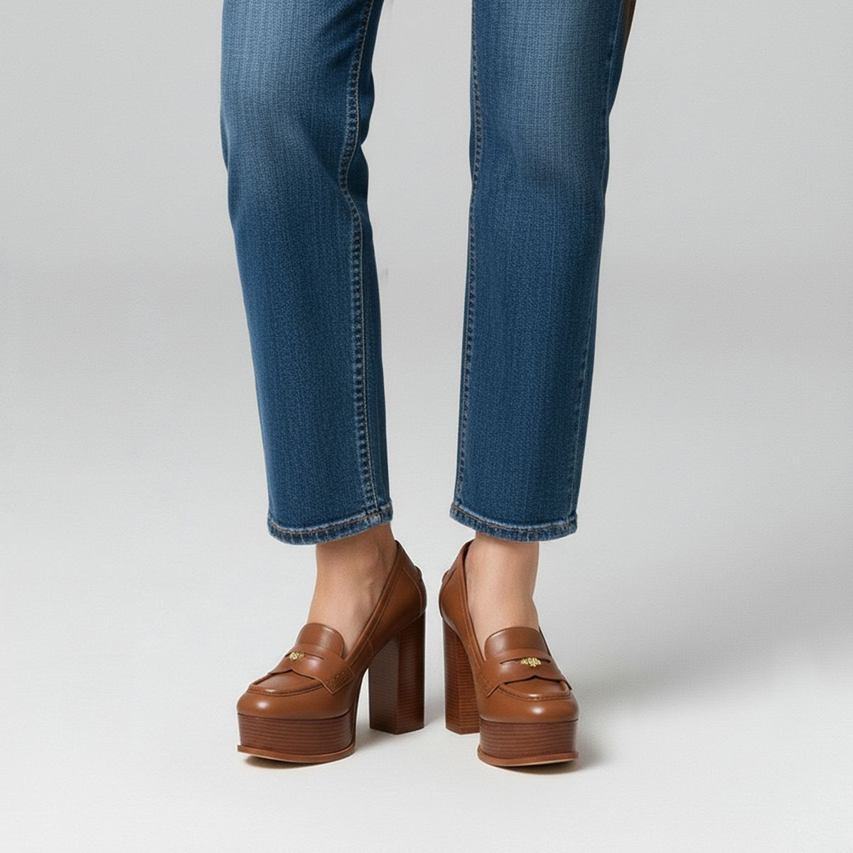 MICHAEL KORS - Mocasín Mujer Cuero Café Michael Kors