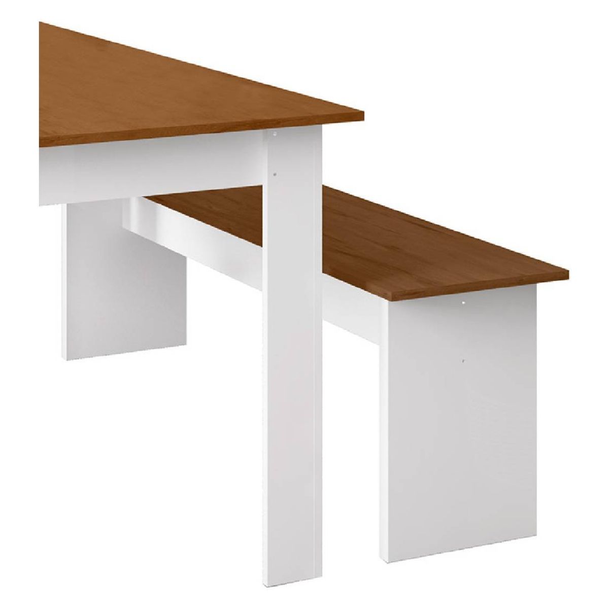 BE DESIGN - Juego De Comedor 6 Puestos Natura Blanco Zanzini Be Design