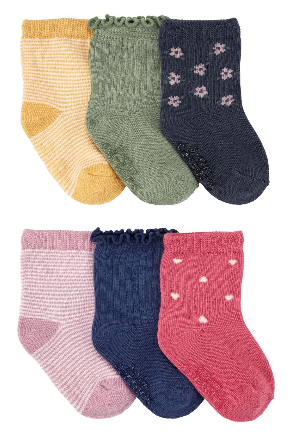 CARTER'S - Calcetines Pack 6 Pares Bebe Niña Carter's