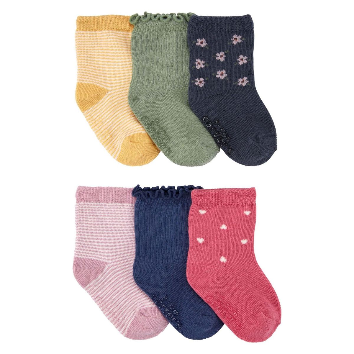 CARTER'S - Calcetines Pack 6 Pares Bebe Niña Carter's