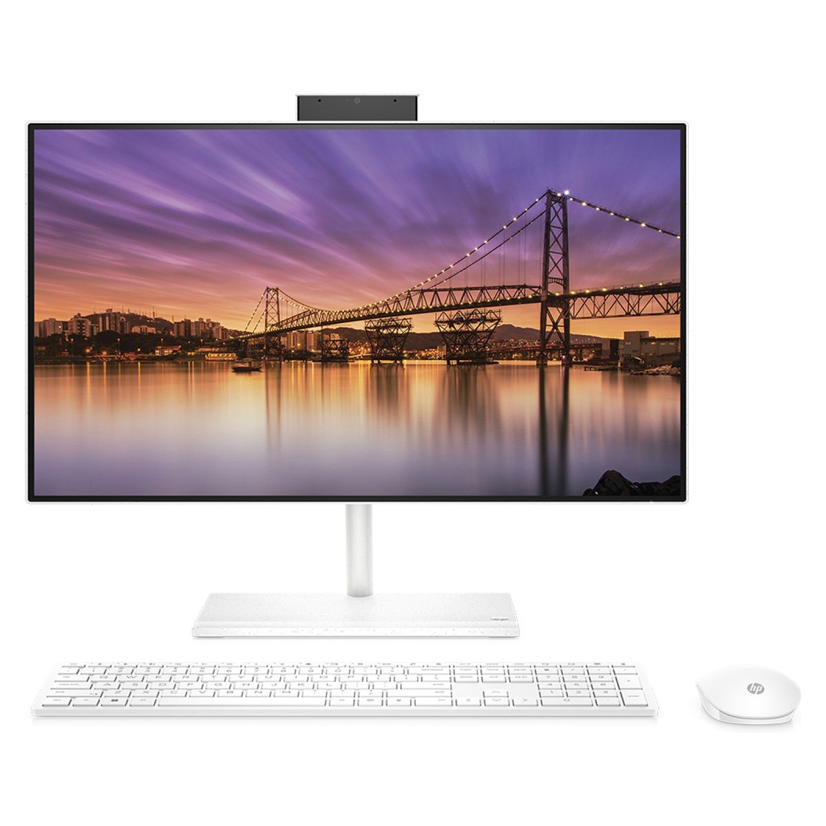 HP - Desktop Intel Core i3-1215U 8Gb RAM 512Gb SSD 23,8" FHD + Teclado y Mouse HP