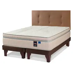 FLEX - Cama Europea 2 Plazas Maximo Cobre + Respaldo