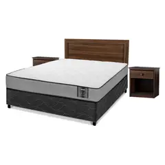 FLEX - Cama Americana 2 Plazas Star Mueble + Respaldo