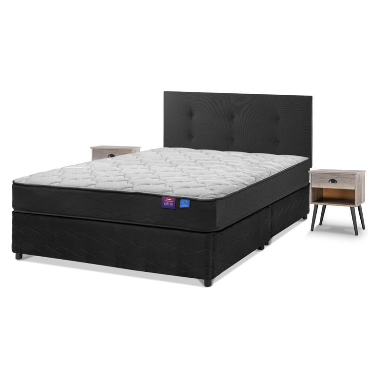 FLEX Cama Americana 2 Plazas Therapedic Mueble + Respaldo