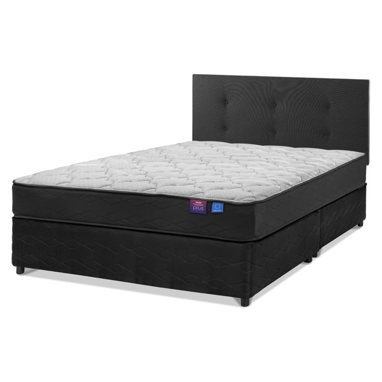 Cama Americana 2 Plazas Therapedic + Respaldo